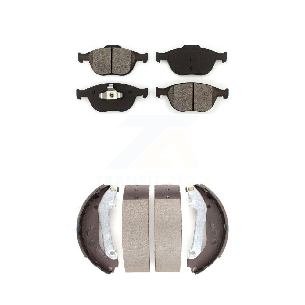 Transit Auto KSN-100266 Disc Brake Pad for 2010-2013 Ford Transit Connect - Front and Rear