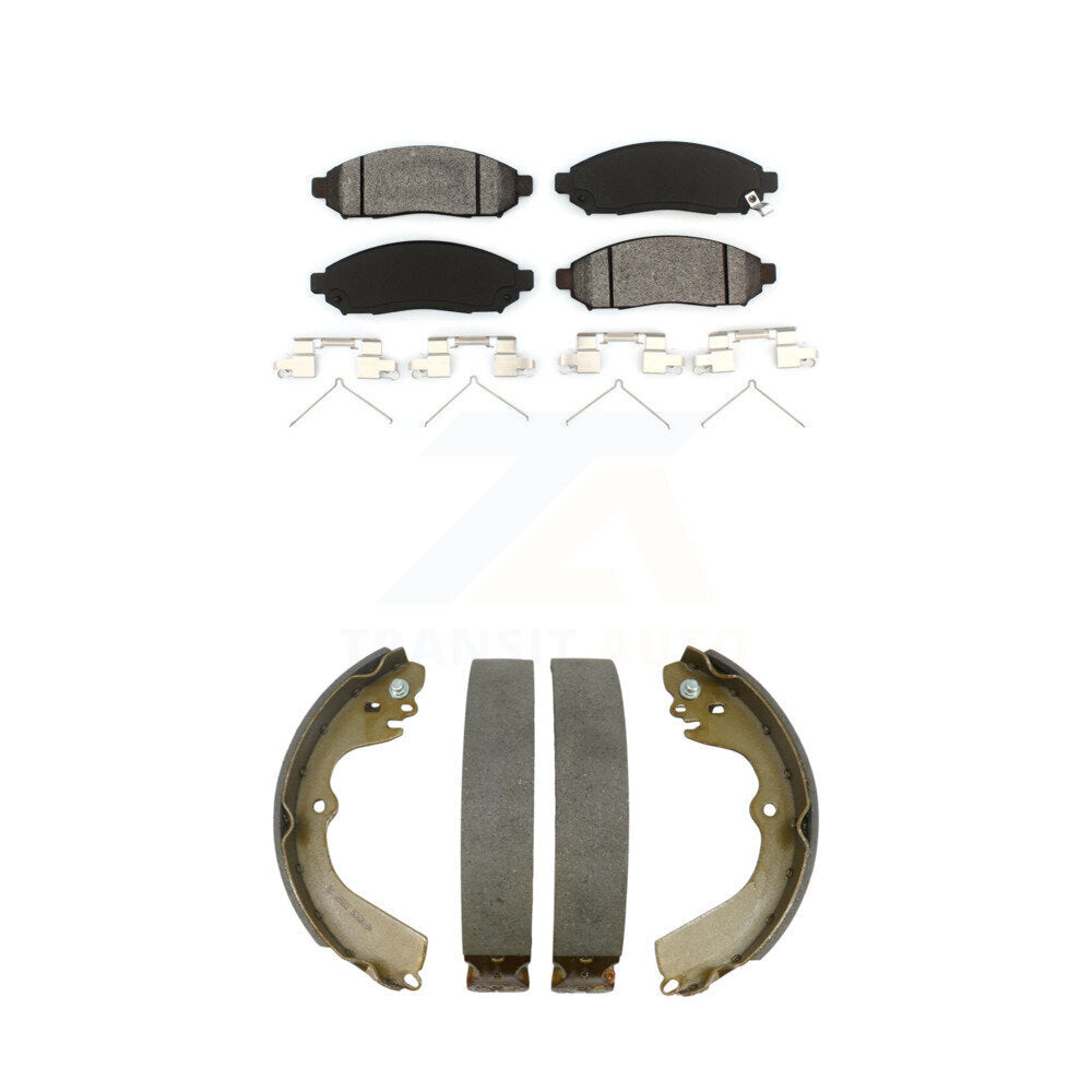 Transit Auto KSN-100272 Disc Brake Pad for 2013-2021 Nissan NV200, Chevrolet City Express - Front and Rear
