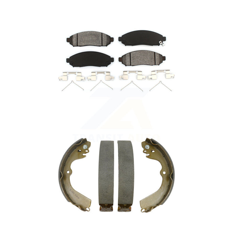 Transit Auto KSN-100272 Disc Brake Pad for 2013-2021 Nissan NV200, Chevrolet City Express - Front and Rear