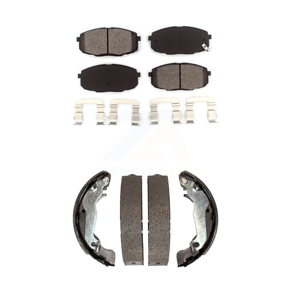 Transit Auto KSN-100277 Disc Brake Pad for 2009-2010 Hyundai Elantra - Front and Rear