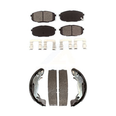 Transit Auto KSN-100277 Disc Brake Pad for 2009-2010 Hyundai Elantra - Front and Rear