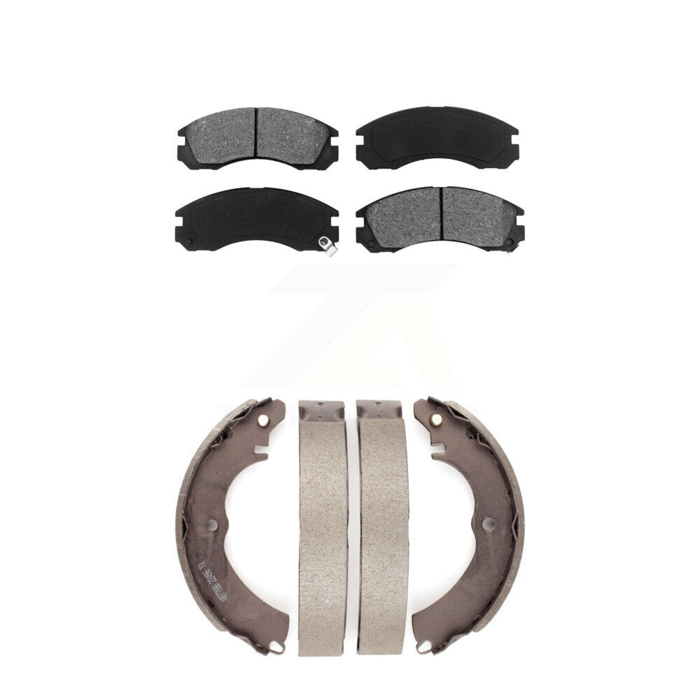 Transit Auto KSN-100285 Disc Brake Pad for 2009-2011 Mitsubishi Lancer - Front and Rear