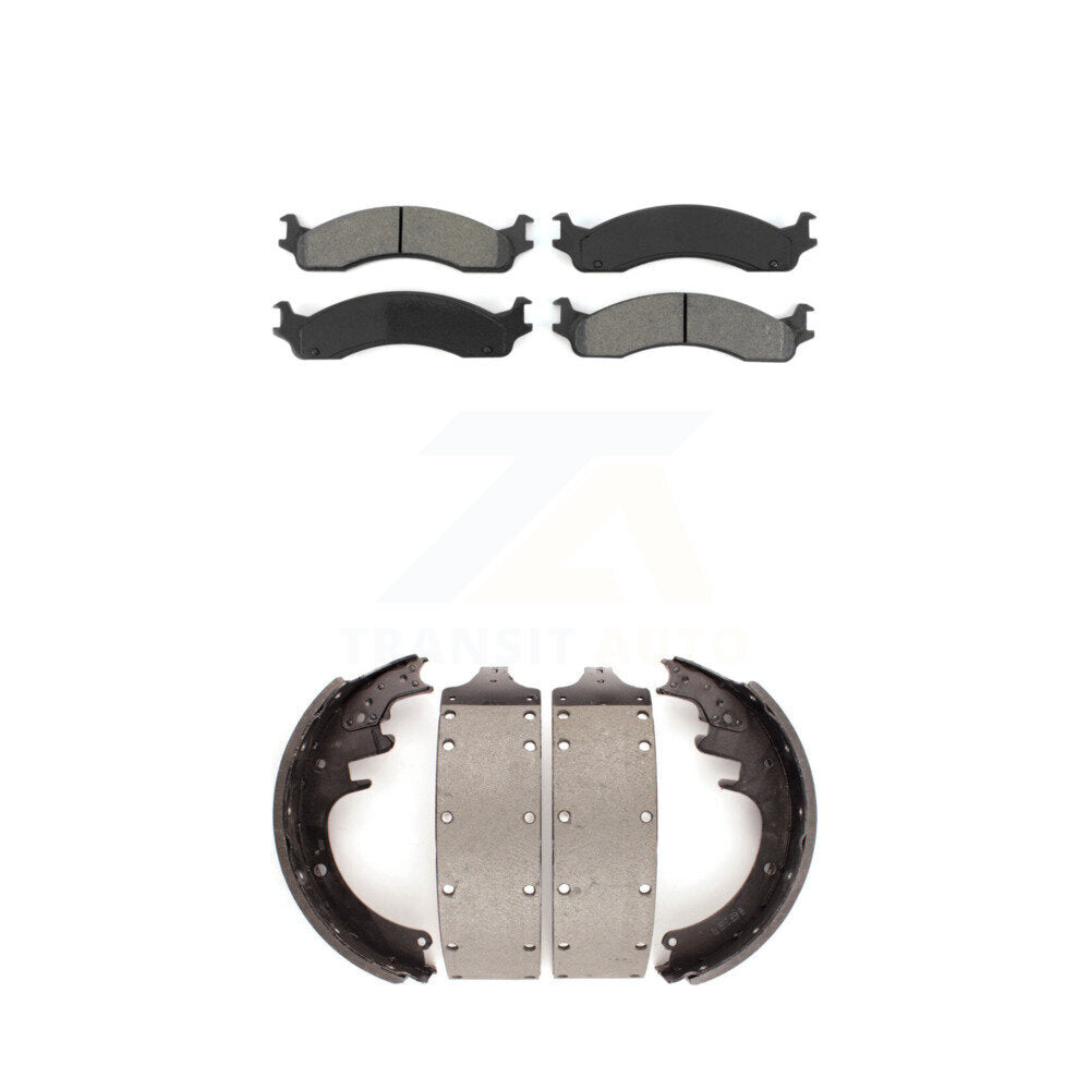 Transit Auto KSN-100286 Disc Brake Pad for 1999 Dodge Ram 3500 Van - Front and Rear