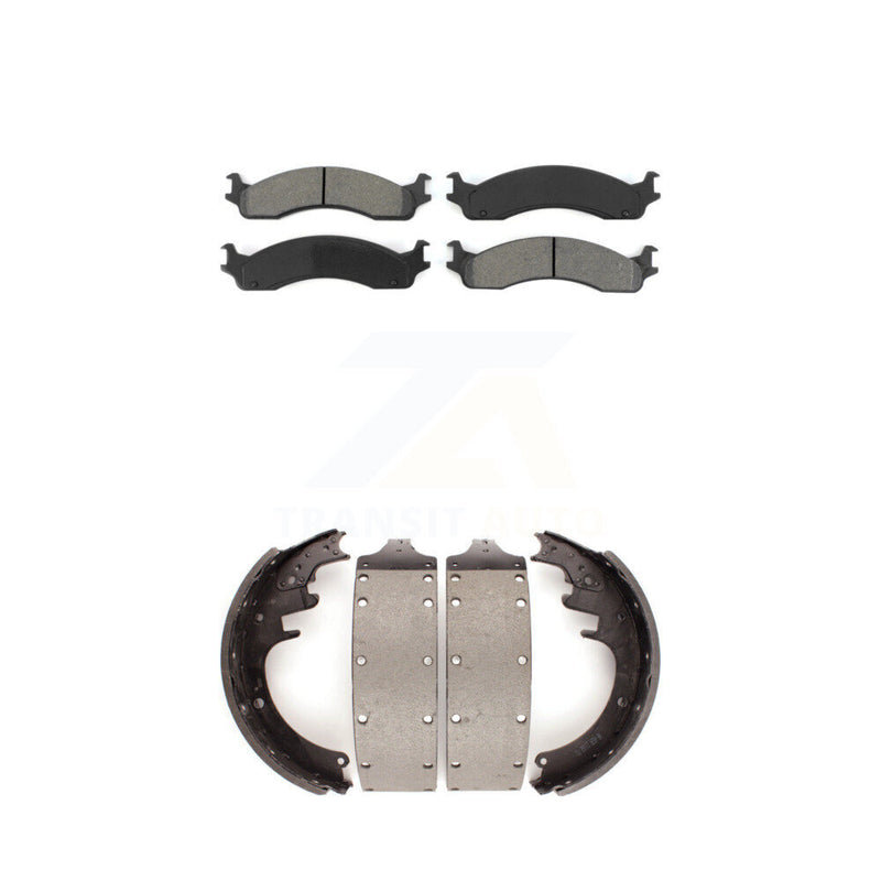 Transit Auto KSN-100286 Disc Brake Pad for 1999 Dodge Ram 3500 Van - Front and Rear