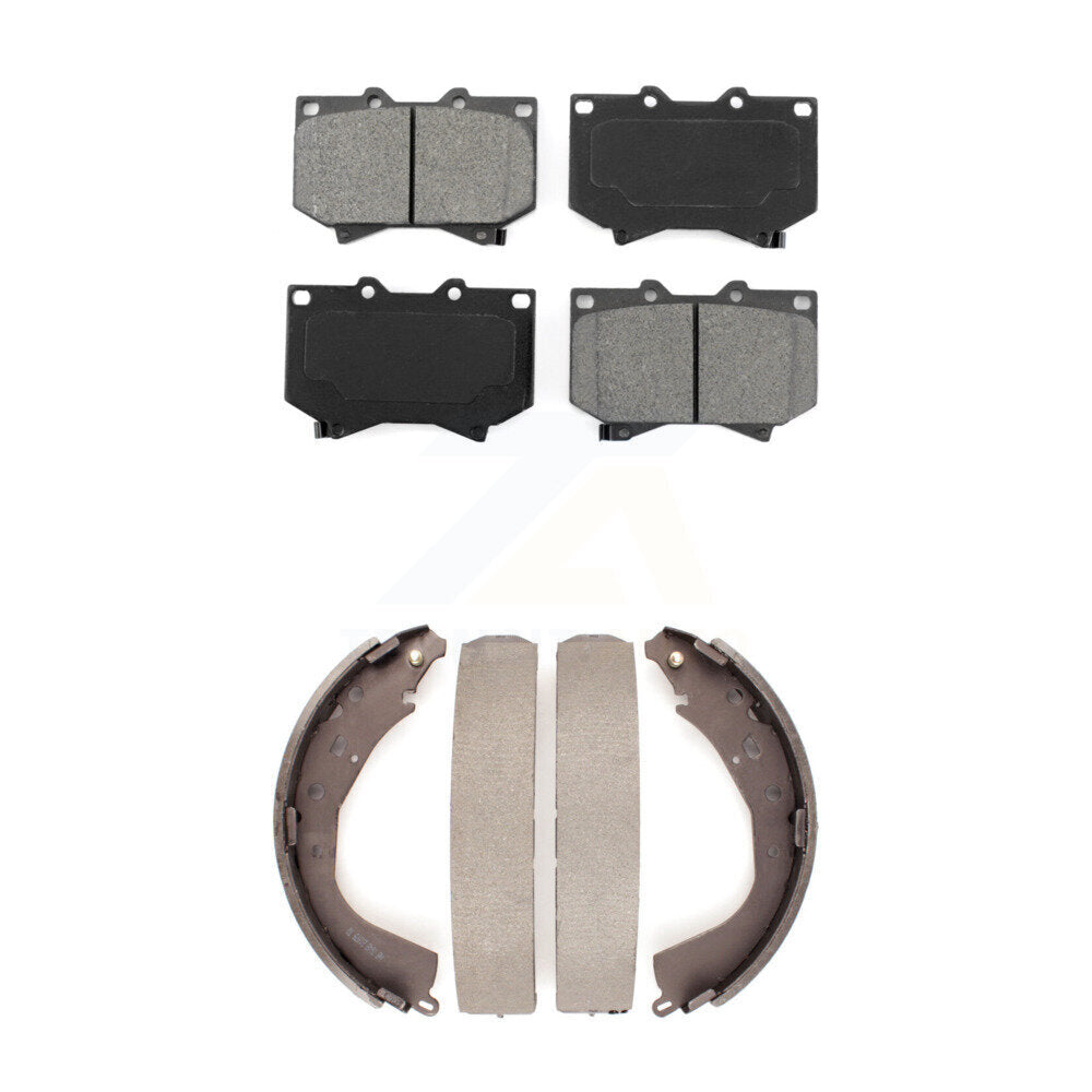 Transit Auto KSN-100291 Disc Brake Pad for 2003 Toyota Tundra - Front and Rear