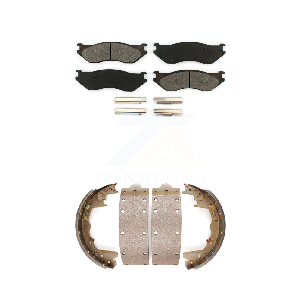 Transit Auto KSN-100294 Disc Brake Pad for 2003 Dodge Ram 1500 Van - Front and Rear