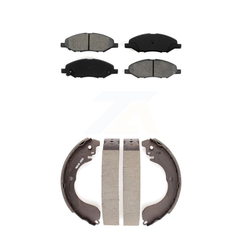 Transit Auto KSN-100295 Disc Brake Pad for 2008 Nissan Versa - Front and Rear