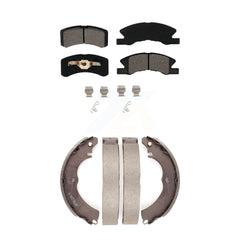 Transit Auto KSN-100296 Disc Brake Pad for 2017-2023 Mitsubishi Mirage, Mitsubishi Mirage G4 - Front and Rear