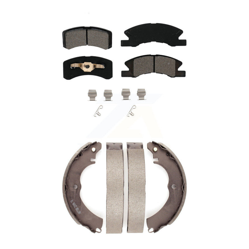 Transit Auto KSN-100296 Disc Brake Pad for 2017-2023 Mitsubishi Mirage, Mitsubishi Mirage G4 - Front and Rear