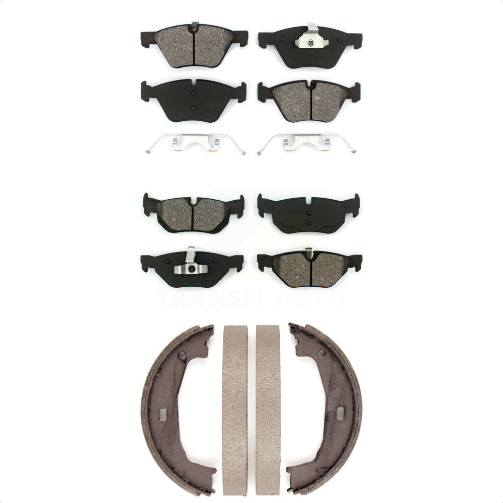 Transit Auto KSN-100551 Disc Brake Pad for 2006-2013 BMW 128i, BMW 328i and More - Front and Rear
