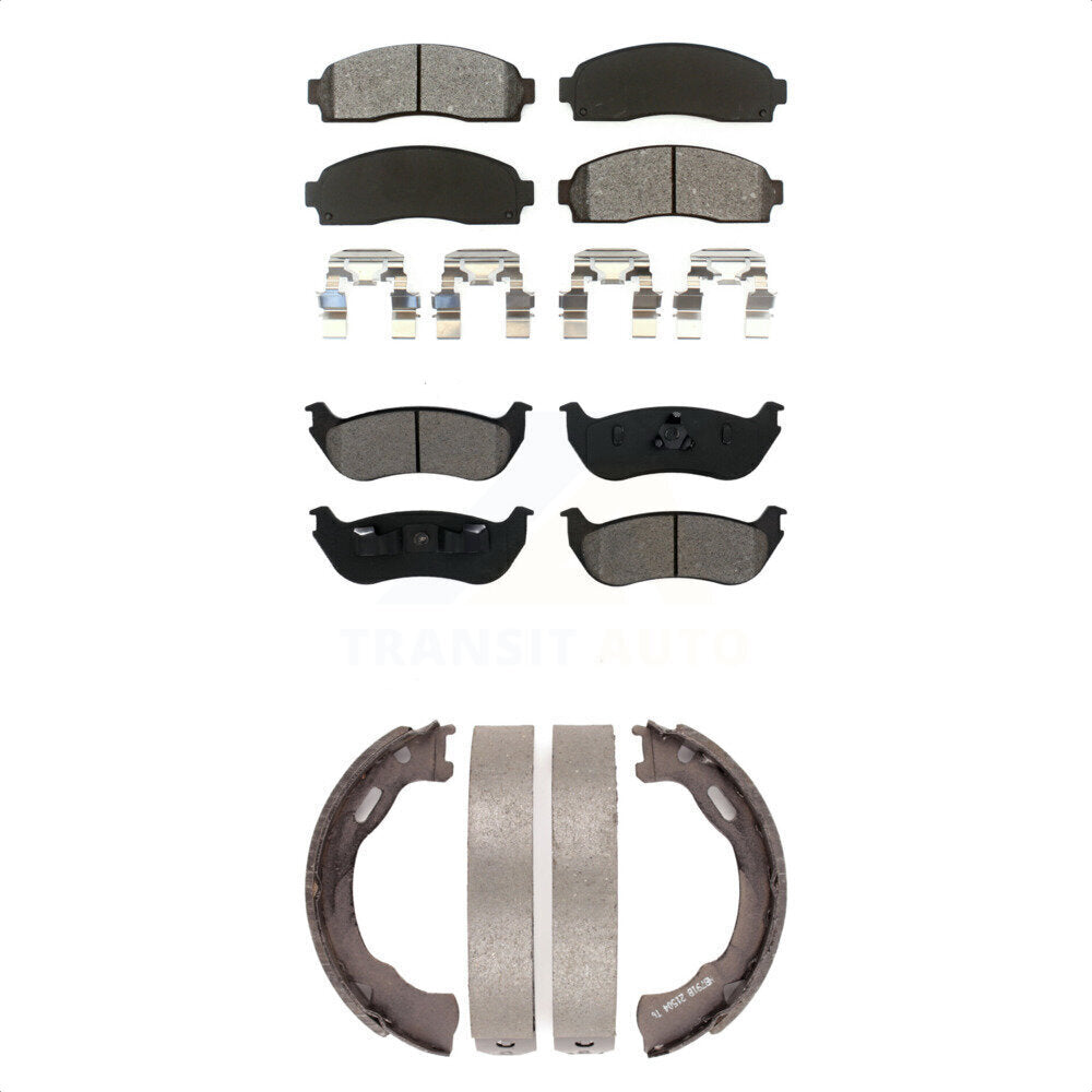 Transit Auto KSN-100557 Disc Brake Pad for 2002-2005 Ford Explorer, Mercury Mountaineer - Front and Rear