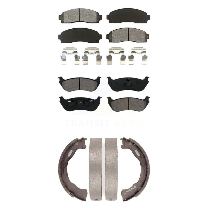Transit Auto KSN-100557 Disc Brake Pad for 2002-2005 Ford Explorer, Mercury Mountaineer - Front and Rear