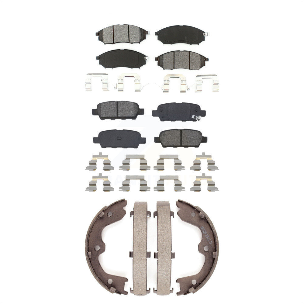Transit Auto KSN-100558 Disc Brake Pad for 2005-2015 INFINITI QX50, INFINITI EX37 and More - Front and Rear