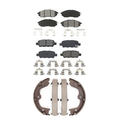 Transit Auto KSN-100558 Disc Brake Pad for 2005-2015 INFINITI QX50, INFINITI EX37 and More - Front and Rear