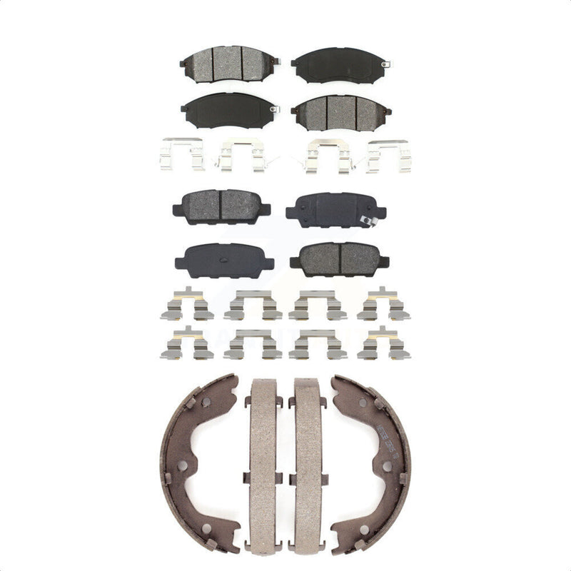 Transit Auto KSN-100558 Disc Brake Pad for 2005-2015 INFINITI QX50, INFINITI EX37 and More - Front and Rear