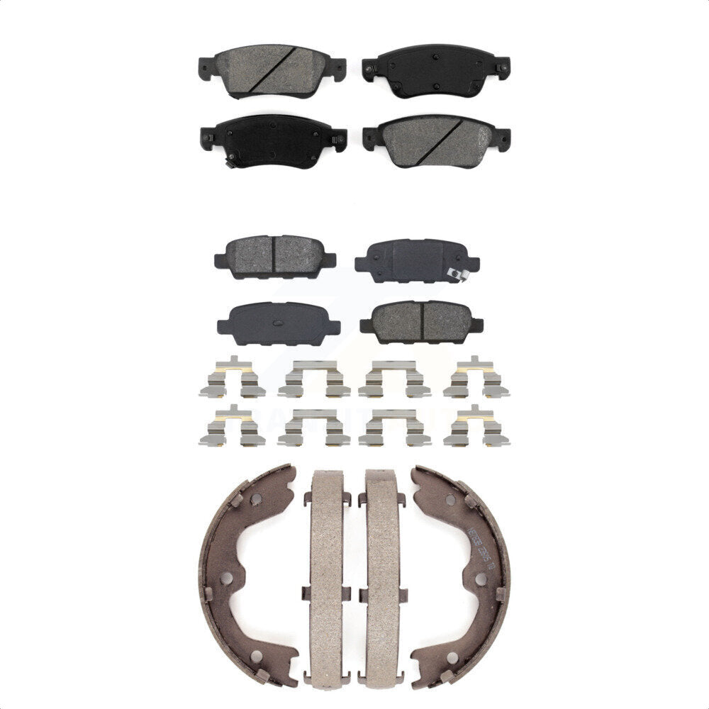 Transit Auto KSN-100560 Disc Brake Pad for 2007-2014 INFINITI Q60, INFINITI G35 - Front and Rear