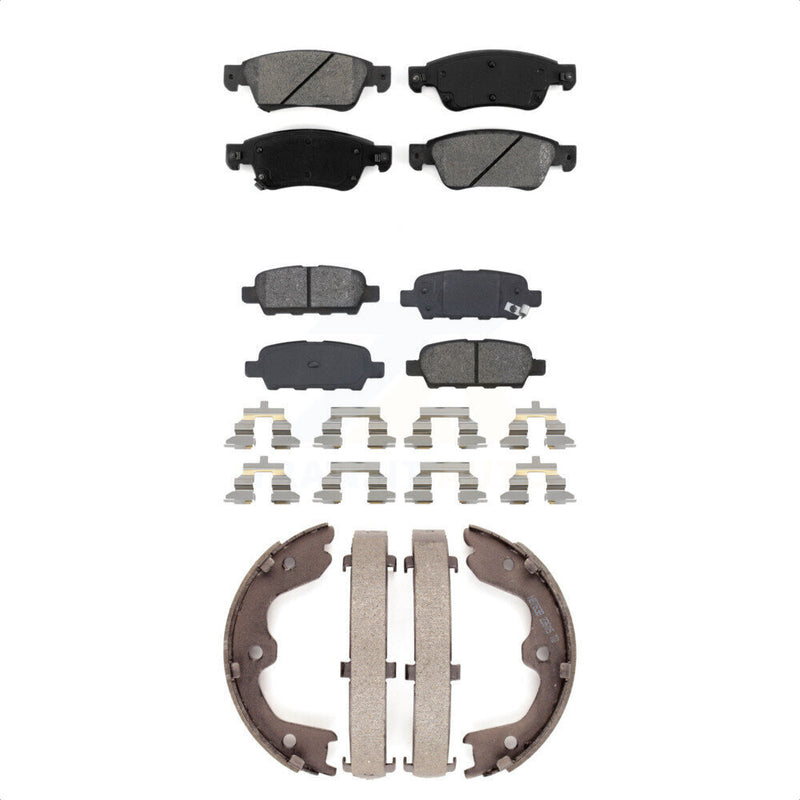 Transit Auto KSN-100560 Disc Brake Pad for 2007-2014 INFINITI Q60, INFINITI G35 - Front and Rear
