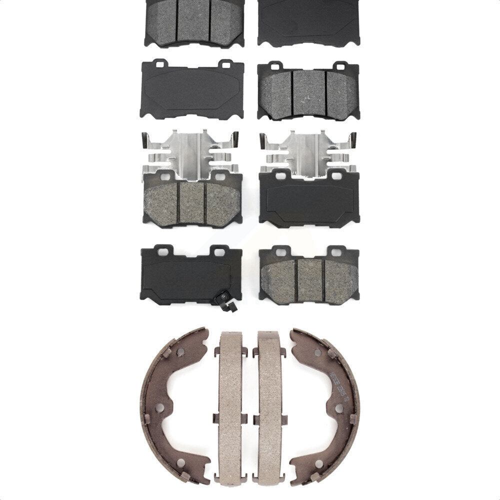 Transit Auto KSN-100562 Disc Brake Pad for 2008-2013 INFINITI G37 - Front and Rear