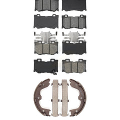 Transit Auto KSN-100562 Disc Brake Pad for 2008-2013 INFINITI G37 - Front and Rear