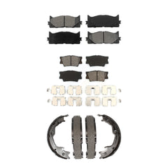 Transit Auto KSN-100571 Disc Brake Pad for 2012-2018 Lexus ES350, Lexus ES300h and More - Front and Rear