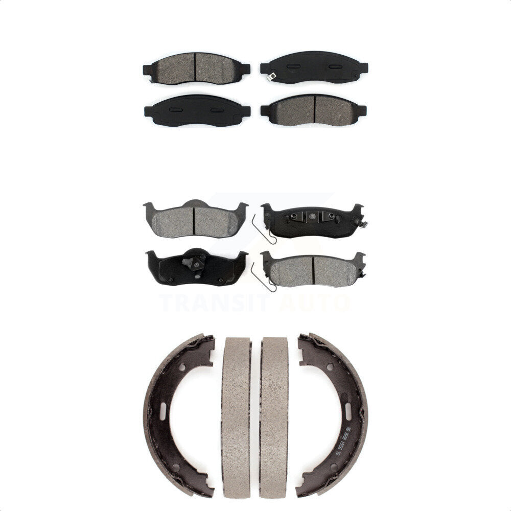 Transit Auto KSN-100572 Disc Brake Pad for 2004-2007 Nissan Armada, INFINITI QX56, Nissan TITAN - Front and Rear