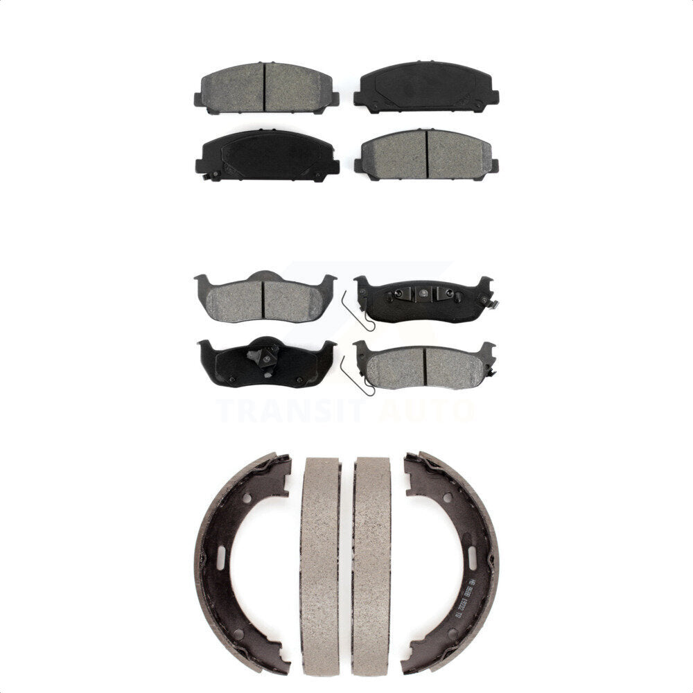 Transit Auto KSN-100573 Disc Brake Pad for 2006-2014 Nissan TITAN, Nissan Armada - Front and Rear