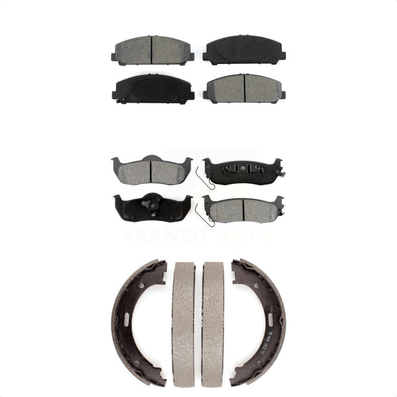 Transit Auto KSN-100573 Disc Brake Pad for 2006-2014 Nissan TITAN, Nissan Armada - Front and Rear