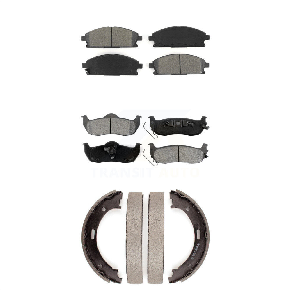 Transit Auto KSN-100574 Disc Brake Pad for 2004 Nissan Pathfinder - Front and Rear