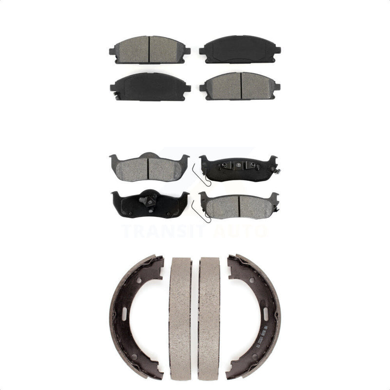 Transit Auto KSN-100574 Disc Brake Pad for 2004 Nissan Pathfinder - Front and Rear
