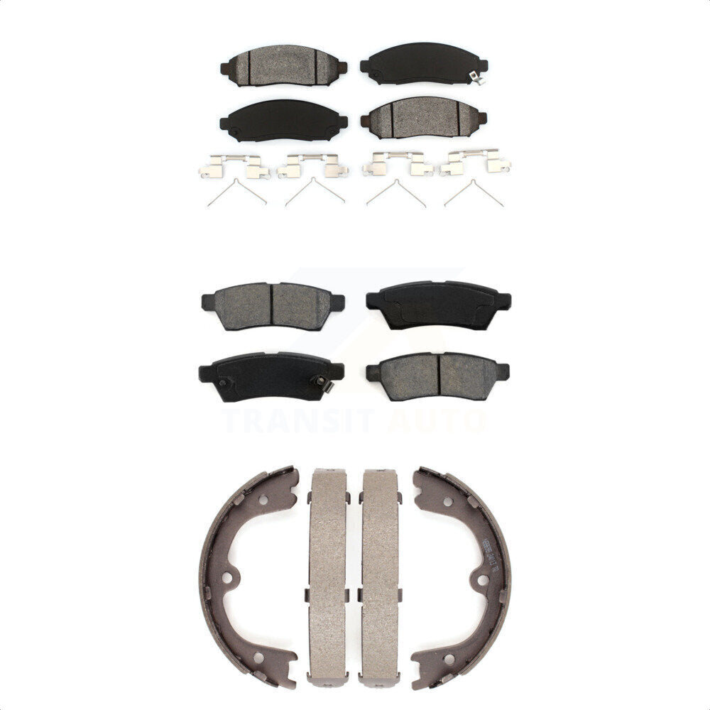 Transit Auto KSN-100576 Disc Brake Pad for 2005-2023 Nissan Xterra, Nissan Frontier - Front and Rear
