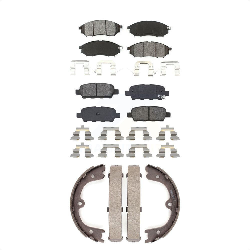 Transit Auto KSN-100577 Disc Brake Pad for 2009-2016 INFINITI QX70, INFINITI FX37 and More - Front and Rear