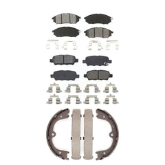Transit Auto KSN-100577 Disc Brake Pad for 2009-2016 INFINITI QX70, INFINITI FX37 and More - Front and Rear
