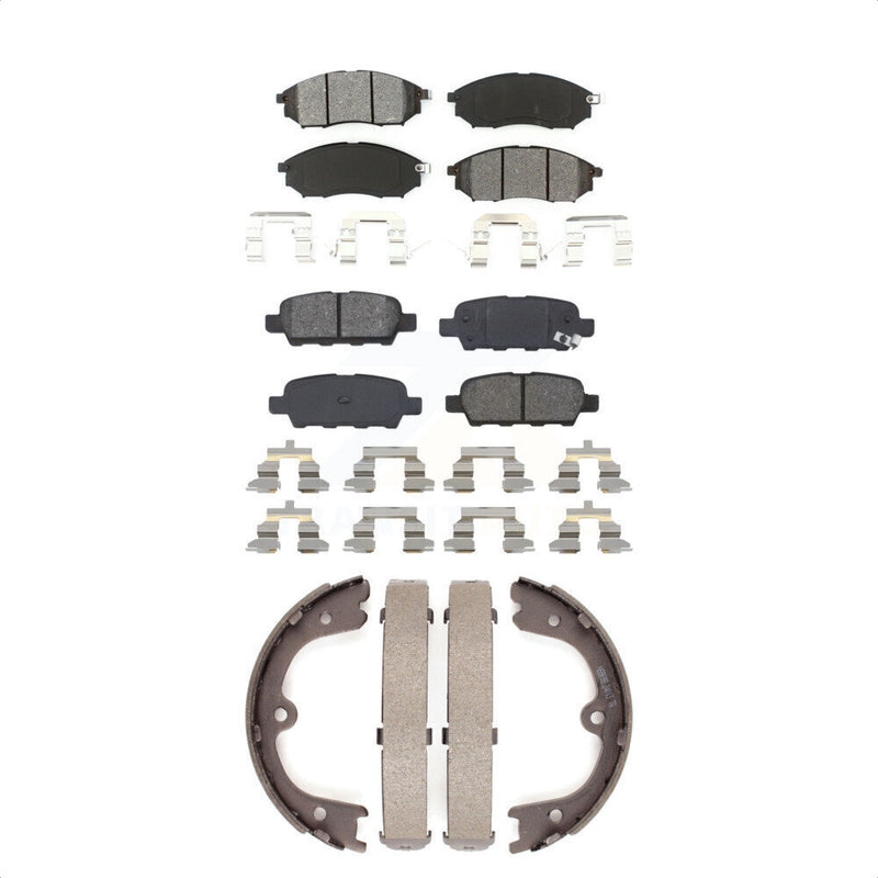 Transit Auto KSN-100577 Disc Brake Pad for 2009-2016 INFINITI QX70, INFINITI FX37 and More - Front and Rear