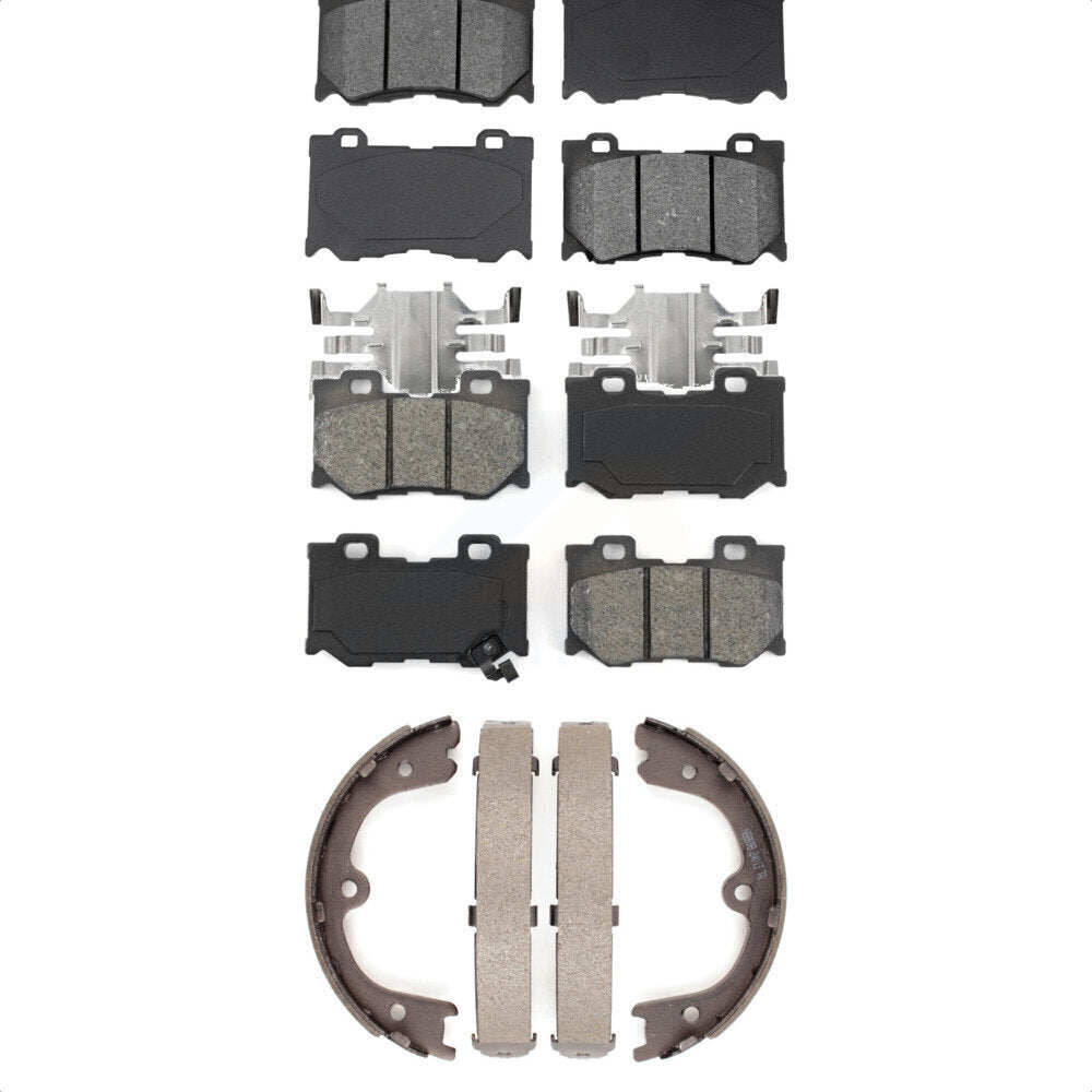 Transit Auto KSN-100578 Disc Brake Pad for 2009-2013 INFINITI FX50 - Front and Rear