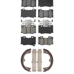 Transit Auto KSN-100578 Disc Brake Pad for 2009-2013 INFINITI FX50 - Front and Rear
