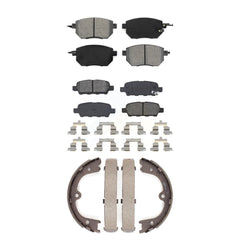 Transit Auto KSN-100579 Disc Brake Pad for 2003-2012 Nissan Murano - Front and Rear