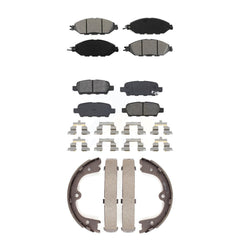 Transit Auto KSN-100580 Disc Brake Pad for 2013-2014 INFINITI QX60, INFINITI JX35, Nissan Pathfinder - Front and Rear