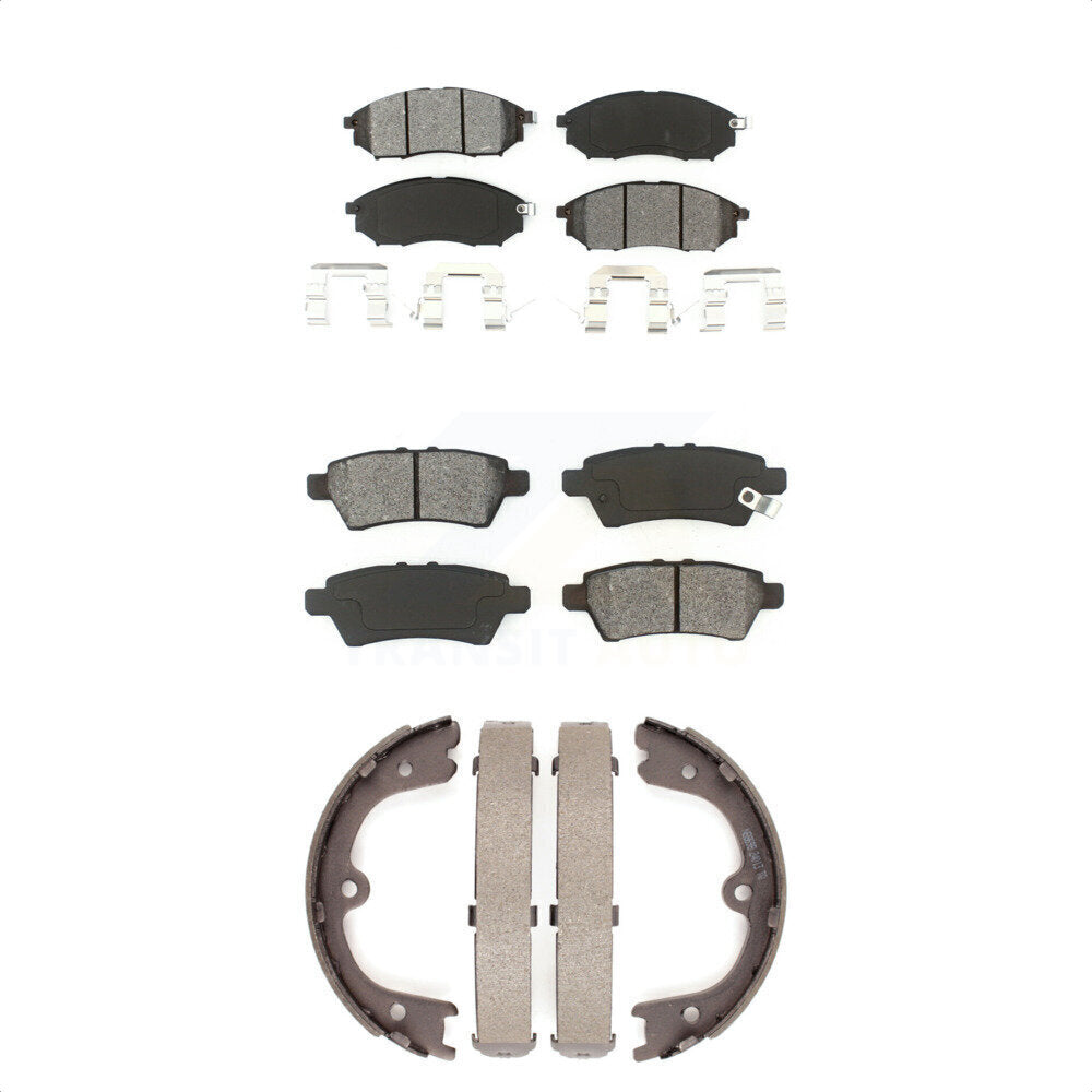 Transit Auto KSN-100582 Disc Brake Pad for 2008-2012 Nissan Pathfinder - Front and Rear