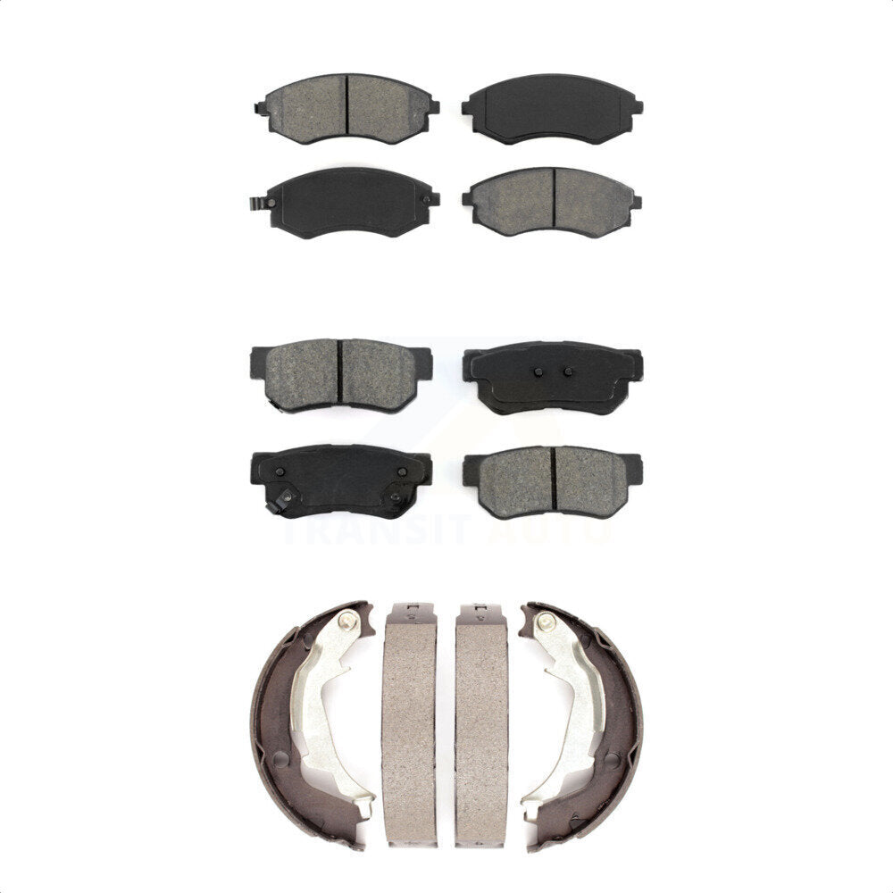 Transit Auto KSN-100586 Disc Brake Pad for 1999-2004 Hyundai Sonata, Kia Optima - Front and Rear