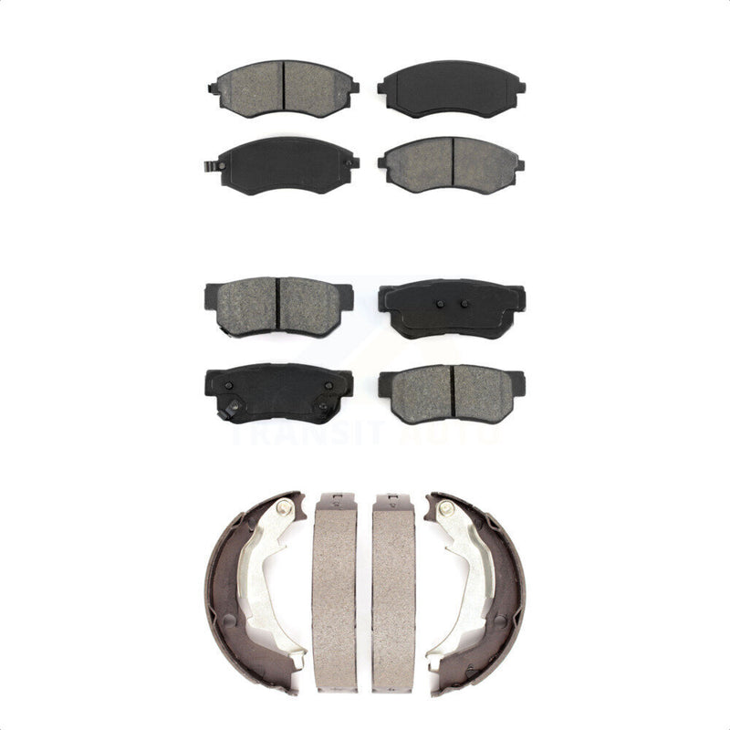 Transit Auto KSN-100586 Disc Brake Pad for 1999-2004 Hyundai Sonata, Kia Optima - Front and Rear