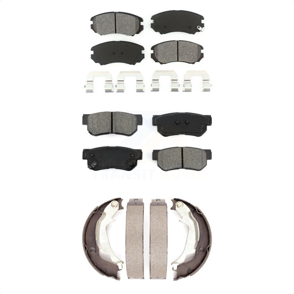 Transit Auto KSN-100587 Disc Brake Pad for 2003-2006 Hyundai Sonata, Kia Optima - Front and Rear