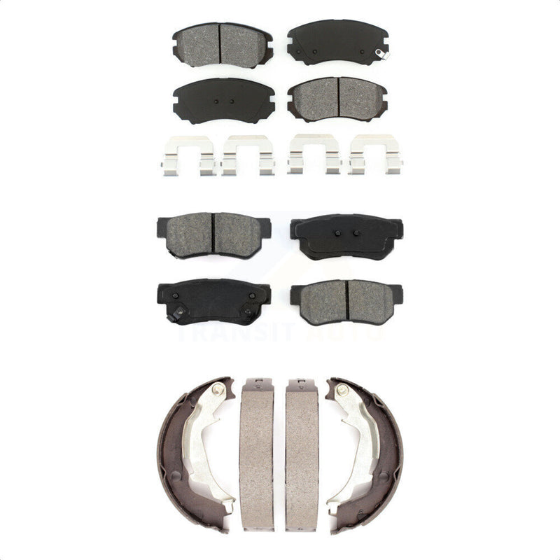 Transit Auto KSN-100587 Disc Brake Pad for 2003-2006 Hyundai Sonata, Kia Optima - Front and Rear