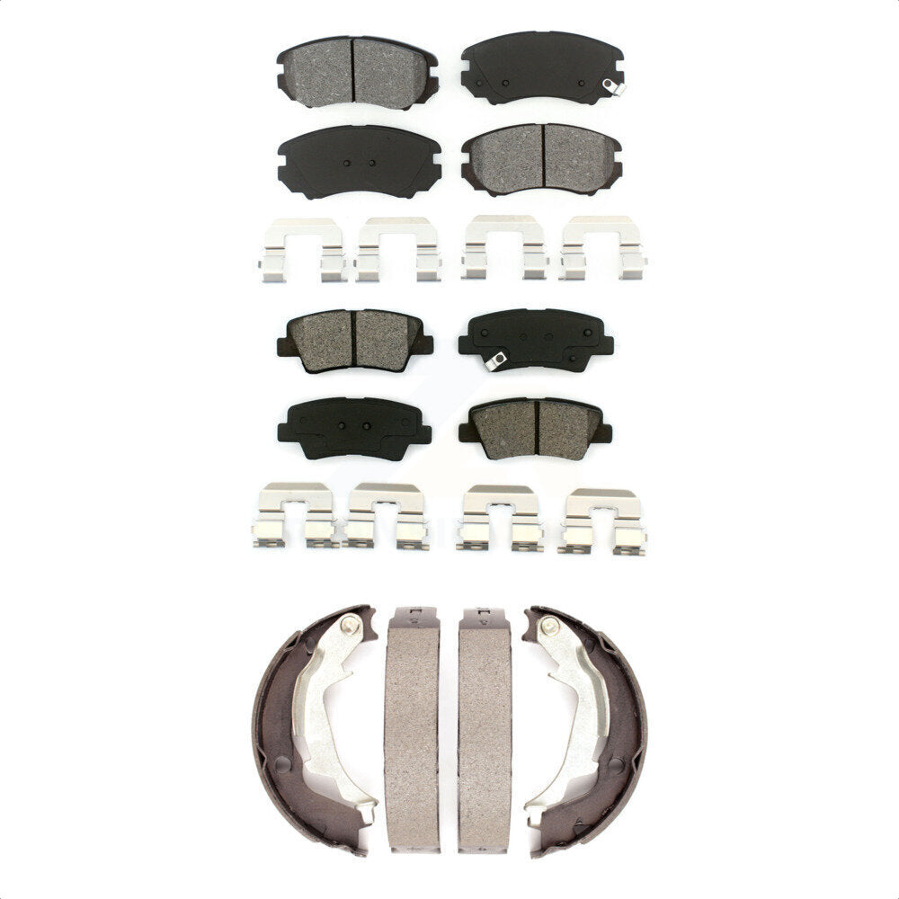 Transit Auto KSN-100589 Disc Brake Pad for 2010-2013 Kia Soul - Front and Rear