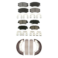 Transit Auto KSN-100589 Disc Brake Pad for 2010-2013 Kia Soul - Front and Rear