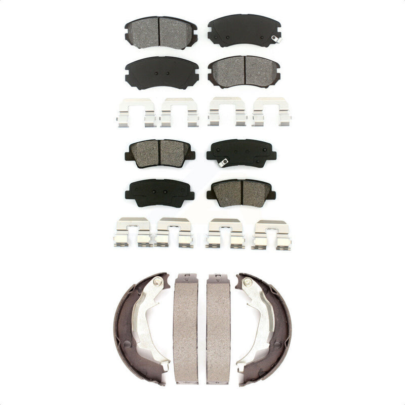 Transit Auto KSN-100589 Disc Brake Pad for 2010-2013 Kia Soul - Front and Rear
