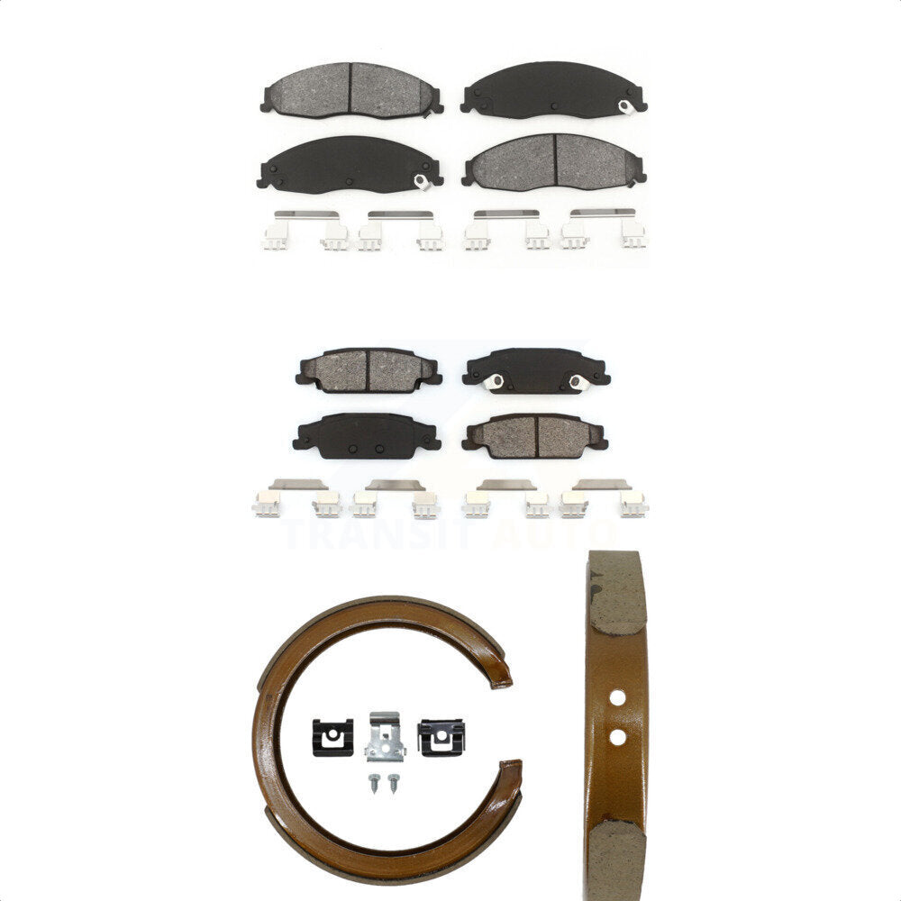 Transit Auto KSN-100590 Disc Brake Pad for 2003-2007 Cadillac CTS - Front and Rear