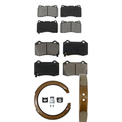 Transit Auto KSN-100592 Disc Brake Pad for 2004-2011 Cadillac STS, Cadillac CTS - Front and Rear