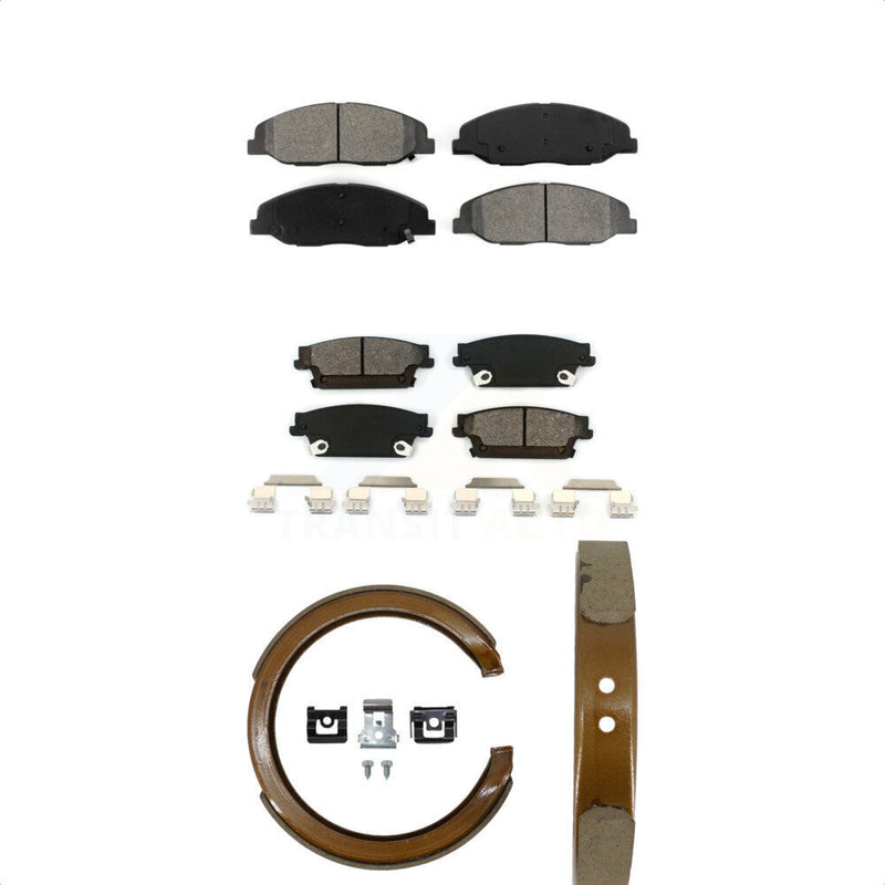 Transit Auto KSN-100593 Disc Brake Pad for 2009-2011 Cadillac STS - Front and Rear