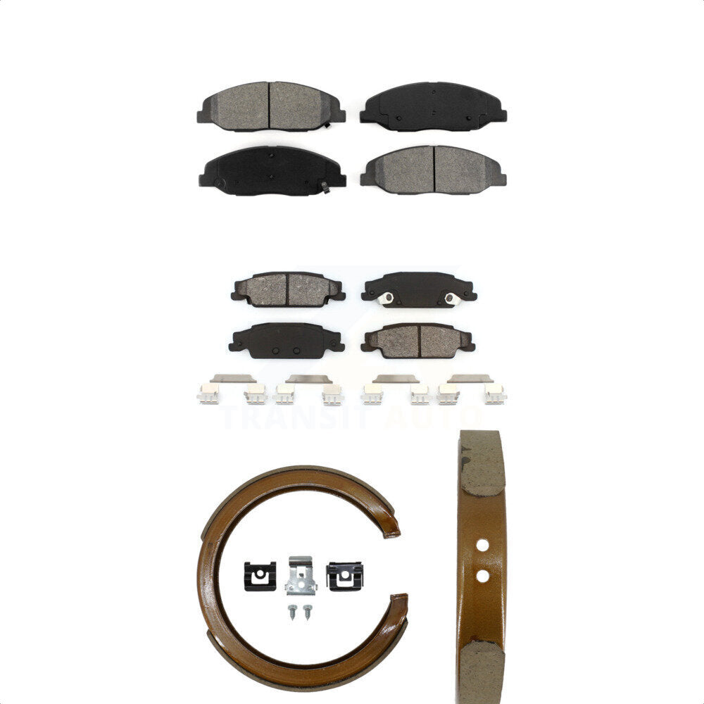 Transit Auto KSN-100594 Disc Brake Pad for 2009-2011 Cadillac STS - Front and Rear