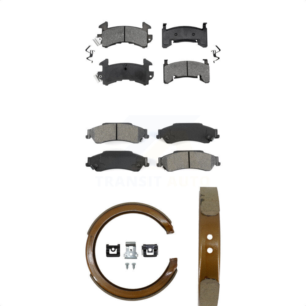 Transit Auto KSN-100596 Disc Brake Pad for 1998-2002 Chevrolet S10, GMC Sonoma - Front and Rear